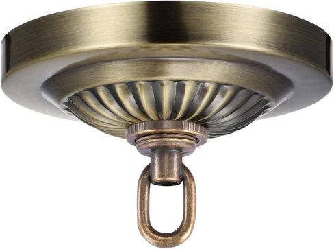 Canomo Light Fixture Cross Bar Kit, Lighting Screw Collar Loop Kit Canopy Handware Set(Antique Bronze) in Kuwait