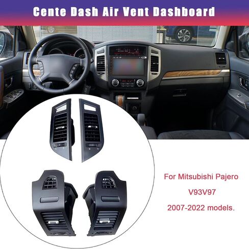 Adjustable Air Conditioning Vent Grille For Mitsubishi Pajero V93V97 2007-2022, Center Left Right Side A/C Outlet-A/C Outlet in Saudi Arabia