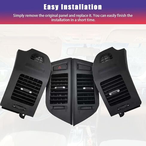 Adjustable Air Conditioning Vent Grille For Mitsubishi Pajero V93V97 2007-2022, Center Left Right Side A/C Outlet-A/C Outlet in Saudi Arabia