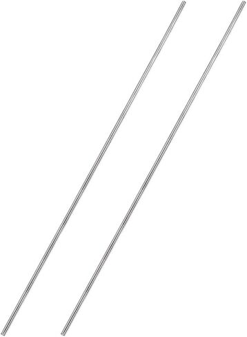 3mm x 300mm 304 Stainless Steel Solid Round Rod Lathe Bar Stock for DIY Crafts Model Car Helicopter Airplane - 2pcs in Saudi Arabia