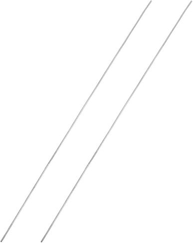 3mm x 300mm 304 Stainless Steel Solid Round Rod Lathe Bar Stock for DIY Crafts Model Car Helicopter Airplane - 2pcs in Saudi Arabia