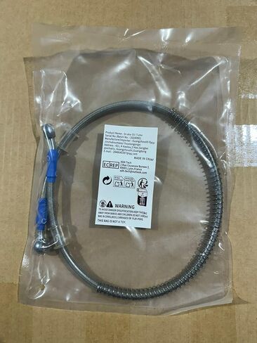 S SYUU 1300mm 130cm M10 Reinforced Hydraulic Brake Oil Hose Line Banjo Fitting Stainless Steel End Braided Cable Compatible with for Motorcycle Pit Dirt Bike Enduro Motocross Street Bikes Sport Bikes in Saudi Arabia