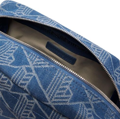 Lacoste Usisex Denim Monogram Toilet Kit ، Mono Jacquard Denim ، مقاس واحد in Saudi Arabia