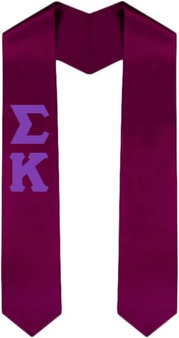 Custom Sigma Kappa Graduation Stole Sash in Saudi Arabia