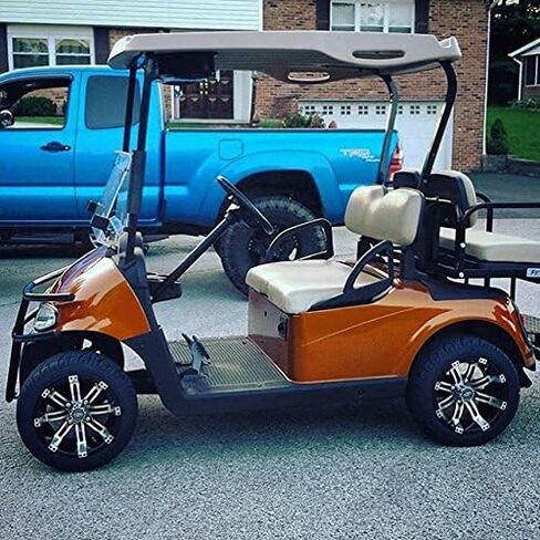 12 "عجلات Tempest Machined/Black و 215/35-12 Low Profile Dot Tyres - مجموعة من 4 (Club Car/Ezgo (1/2x20)) in Saudi Arabia