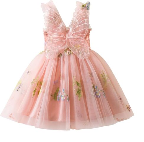 NNJXD Flower Girl's Wedding Dress Lace Sleeveless Tulle Summer Vintage Dresses in Kuwait