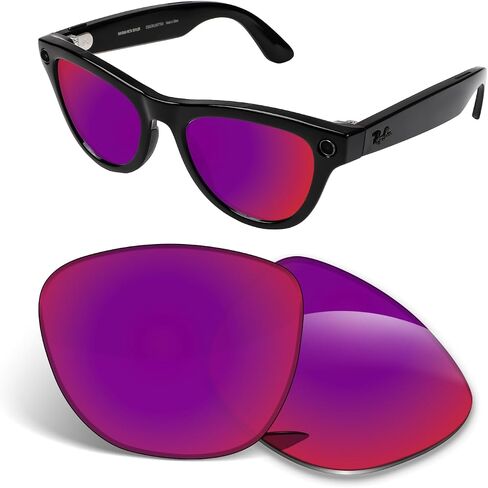 1.5 ملم العدسات البديلة المتوافقة مع Rayban Meta Skyler RW4010 52mm نظارة شمسية ذكية in Kuwait