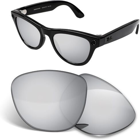 1.5 ملم العدسات البديلة المتوافقة مع Rayban Meta Skyler RW4010 52mm نظارة شمسية ذكية in Kuwait