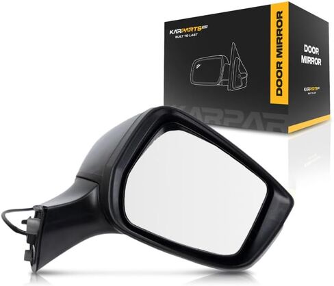 For Nissan Versa Note Door Mirror 2015 2016 2017 2018 2019 Driver Side | Power | Prime Black | Replacement For NI1320264 | 96302-9MB0A in Saudi Arabia