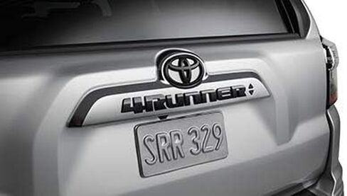 Genuine Toyota Parts - Emblem Black 4Runner (PT948-89180-02) in Saudi Arabia