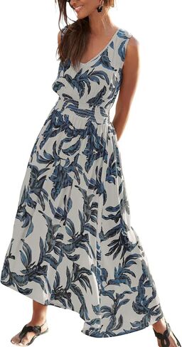 LASCANA Women's V-Neck Maxi Dress in Saudi Arabia