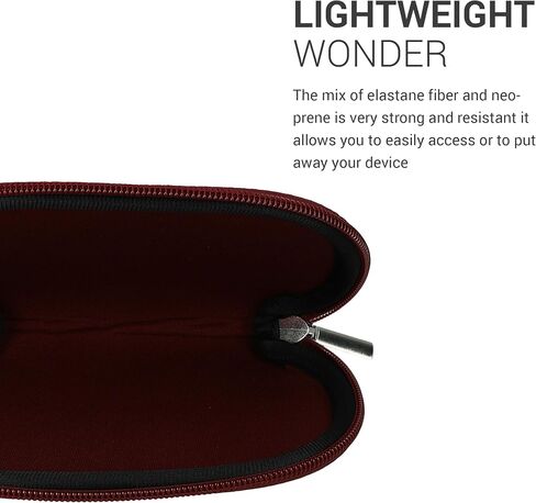 حافظة kwmobile من النيوبرين متوافقة مع Logitech M220 SILENT / M235 / M185 - حافظة للماوس الناعم - أسود in Kuwait