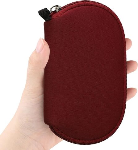 حافظة kwmobile من النيوبرين متوافقة مع Logitech M220 SILENT / M235 / M185 - حافظة للماوس الناعم - أسود in Kuwait