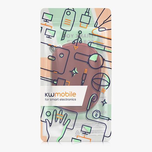 حافظة kwmobile من النيوبرين متوافقة مع Logitech M220 SILENT / M235 / M185 - حافظة للماوس الناعم - أسود in Kuwait