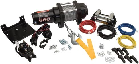 Tusk Winch with Wire Rope and Mount Plate 2500 lb. for Yamaha Wolverine X2 2019-2020 in Kuwait