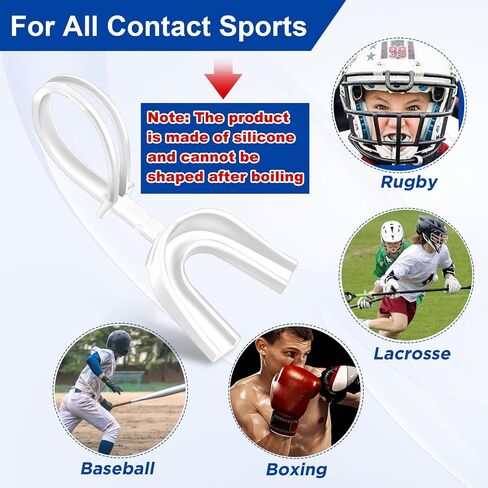 Dunzy 20 Pcs Football Mouth Guards with Strap Bulk in Saudi Arabia