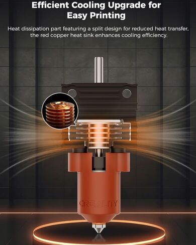 Creality Official K2 Plus Ceramic Heating Block Hotend Kit, Unicorn Quick Swap Nozzle Kit, 350°C High Temperature Resistant, All-Metal Integrated Design Kit for Creality K2 Plus 3D Printers in Saudi Arabia
