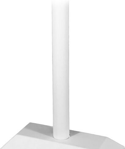 SSWBasics Large White Faux Leather T-Bar Jewelry Display Stand - Elegant Necklace and Bracelet Holder - Premium RTA Jewelry Display for Organized Presentation in Saudi Arabia