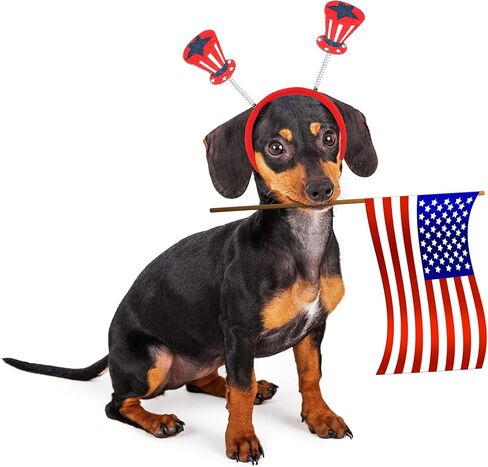 12 Pieces Patriotic Headbands Fourth 4th of July Head Boppers Headband American Flags Stars Headbands for Independence Day Celebration Parade Party Supplies in Saudi Arabia