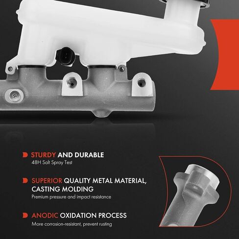 A-Premium Brake Master Cylinder with Reservoir and Cap Compatible with Chrysler and Dodge Vehicles - 300M 1999-2004, Concorde/Intrepid 1998-2004, LHS 1999-2001 - Replace OE# 4779530 in Saudi Arabia