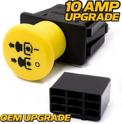 HD Switch 10 AMP OEM Upgrade Clutch PTO Switch Toggle Switch Conversion Kit AM118804 for John Deere GT242 GT262 GT275 LX172 LX173 LX176 LX178 LX186 LX188 F510 F525 F620 F680 F687 F710 F725 F735 118074 in Saudi Arabia