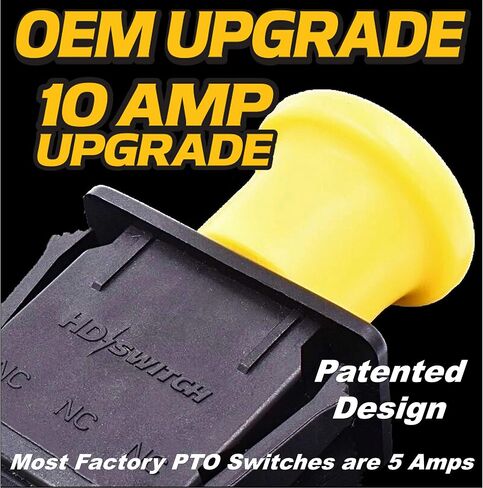 HD Switch 10 AMP OEM Upgrade Clutch PTO Switch Toggle Switch Conversion Kit AM118804 for John Deere GT242 GT262 GT275 LX172 LX173 LX176 LX178 LX186 LX188 F510 F525 F620 F680 F687 F710 F725 F735 118074 in Saudi Arabia