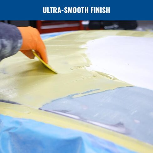 Eastwood Contour Premium Lightweightive Automotive Body Filler | خفة الوزن Quik حشو جفاف حركية جفاف للسيارات | سهلة الانتشار والرمل الخالية من السدادات لخدوش السيارات والثقوب والخدوش | 0.9L in Saudi Arabia
