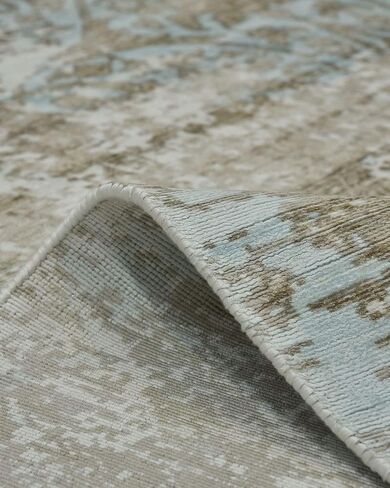 Handmade Modern Contemporary Gray Area Rug 8 x 10 in Saudi Arabia