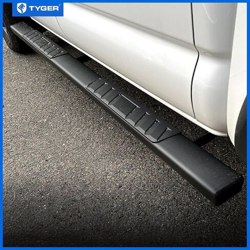 Tyger Auto 4 "Riser Running لوحات متوافقة مع 2002-2008 Dodge RAM 1500 ؛ 2003-2009 2500/3500 | Quad Cab | TG-RS2D40058 | Side Step Rails Nerf Bars ، Black in Saudi Arabia
