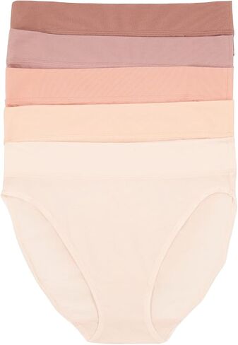 Felina Pima Cotton Hi-Cut Underwear 5-Pack in Saudi Arabia