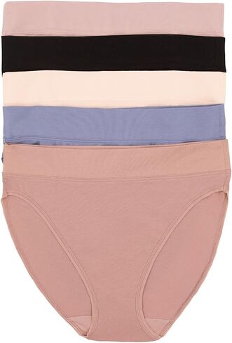 Felina Pima Cotton Hi-Cut Underwear 5-Pack in Saudi Arabia