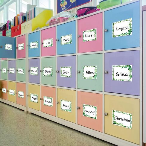 240 Pcs Halloween Name Tags for Kids Halloween Classroom Border Name Tag Gift Labels Clothing Labels Skull Witch Hat Spider Gift Stickers for Holiday Party Office Home, 3.5 x 2.4 in in Kuwait