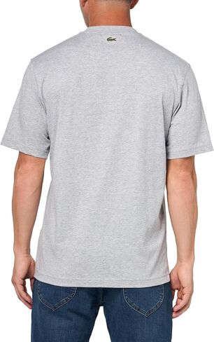 Lacoste Men's Crew Neck Short Sleeve Classic Fit Branding T-Shirt in Kuwait