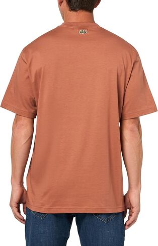 Lacoste Men's Crew Neck Short Sleeve Classic Fit Branding T-Shirt in Kuwait