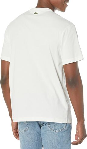 Lacoste Men's Crew Neck Short Sleeve Classic Fit Branding T-Shirt in Saudi Arabia