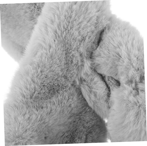 Faux Fur Scarf for Women Plush Warm Neck Wrap Soft Fuzzy Collar for Casual and Formal Occasions for Elegant and Cozy Accessory in Kuwait