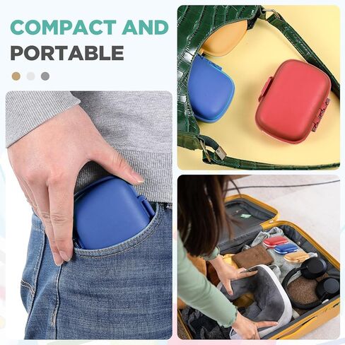 مجموعة من 30 علبة من صناديق حبوب الدواء للسفر من Layhit، علبة صغيرة الحجم لحبوب الدواء، منظم حبوب الدواء المحمول، 8 مقصورات، صندوق حبوب الدواء، منظم مجوهرات فيتامين اليومي، السفر الذي يجب اقتناؤه، مع 256 قطعة من الملصقات وقلم واحد in Kuwait