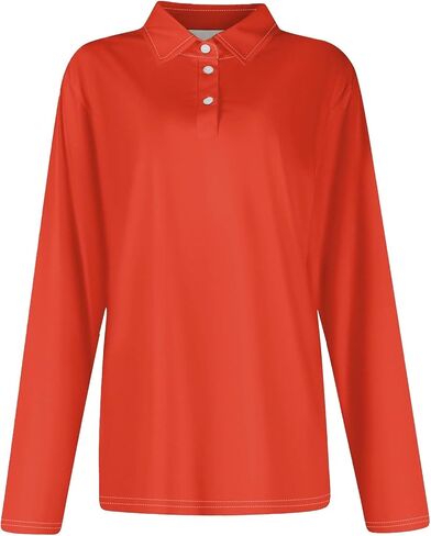 Womens Long Sleeve Polo Shirts Fall Fashion 2024 Dressy Casual Blouses Trendy Pleated Tunic Tops for Leggings in Saudi Arabia