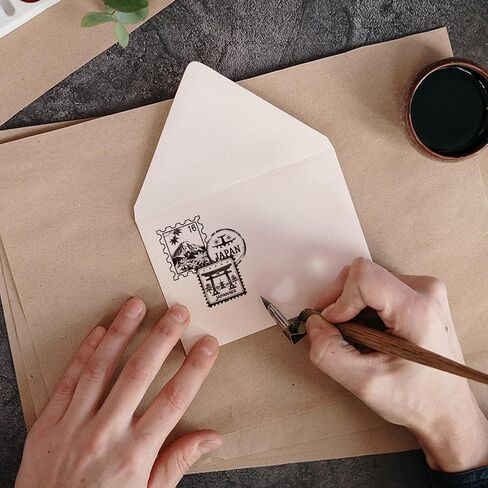 GLOBLELAND Japanese Stickers Clear Stamps Mount Fuji Decorative Clear Stamps Silicone Stamps for Card Making and Photo Album Decor Decoration and DIY Scrapbooking in Kuwait