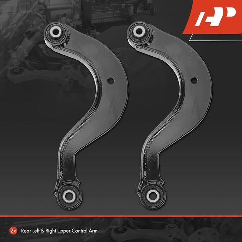 A-Premium 2 x Rear Upper Control Arm, with Bushing, Compatible with Volkswagen & Audi - 2006-2013 - Jetta Passat Golf Golf R Tiguan CC Eos GTI R32 Rabbit A3 (Quattro) TT (Quattro) in Saudi Arabia