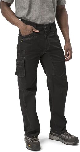 CAT Men's Operator Flex Work Pants Featuring Stretch Fabric, Cargo Pocket, and Bootcut Leg Opening in Saudi Arabia