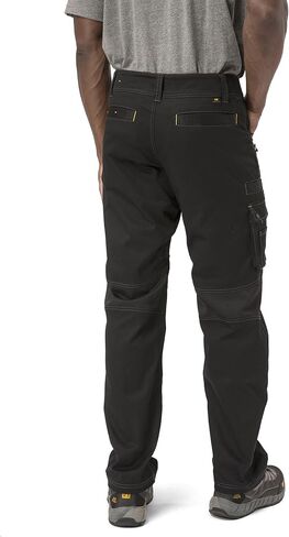 CAT Men's Operator Flex Work Pants Featuring Stretch Fabric, Cargo Pocket, and Bootcut Leg Opening in Saudi Arabia