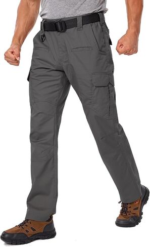 NAVEKULL Men's Flex Work Pants Stretch Ripstop Water-Resistant Utility Cargo Pants Lightweight Workwear Tactical Pants in Saudi Arabia