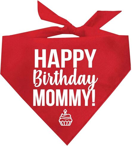 Happy Birthday Mommy! Dog Bandanda(169 Hot Pink, OS) in Kuwait