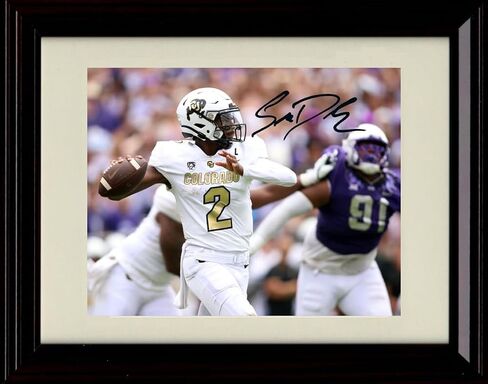 طباعة Sydeur Sanders Autograph - كولورادو - Framed 8x10 in Saudi Arabia