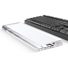 Acrylic Keyboard Wrist Rest，Mechanical Keyboards Ergonomic Palm Rest for Computer Keyboard,Anti-Slip Base,Wrist Pad for Laptop,Suitable for Offices, Homes, Games, Laptops and Computers Easy Typing