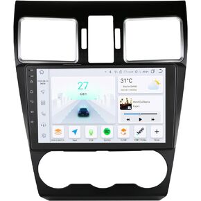 Android 12 Car Stereo Car Radio 8-Core 4G+32G for Subaru Forester Impreza WRX 2015-2018 with Wireless Carplay Android Auto 9“ QLED Screen WiFi GPS Navigation Bluetooth 5.0