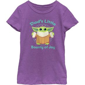 Girl's Star Wars Grogu Dad's Little Bounty of Joy T-Shirt