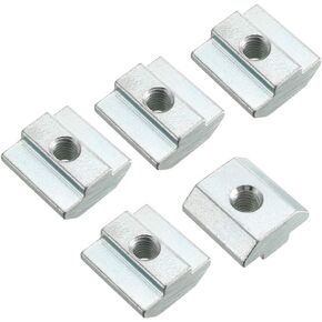 uxcell Slide in T-Nut, M6 Threaded for 4040 Series Aluminum Extrusions Profile, Pack of 10