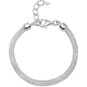 سوار أمبرتا نسائي من الفضة الإسترليني عيار 925 مصنوع من الألماس المقلد in Kuwait